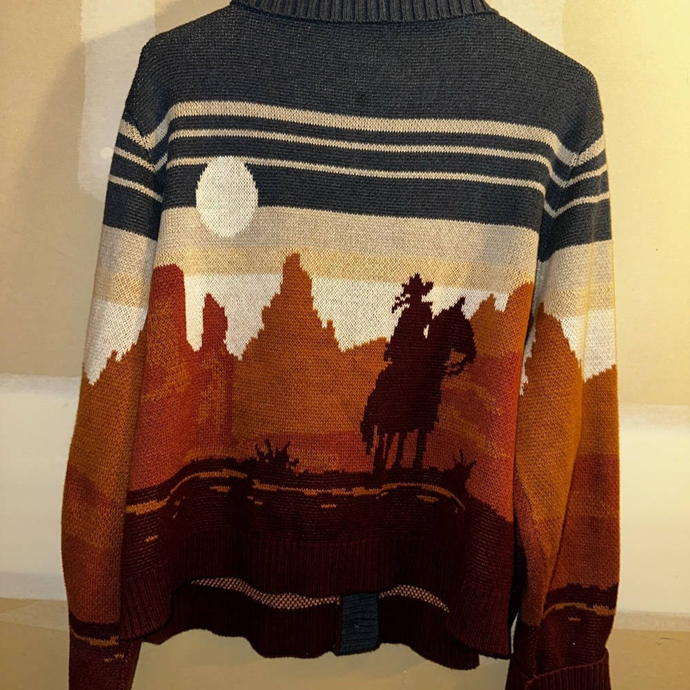 Pendleton Multicolor Landscape Cardigan - image 4